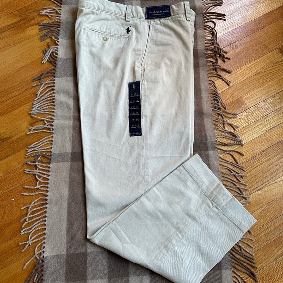 Polo by Ralph Lauren Men’s Preston Pant Chinos in Sand/Khaki NWT - Picture 2 of 5